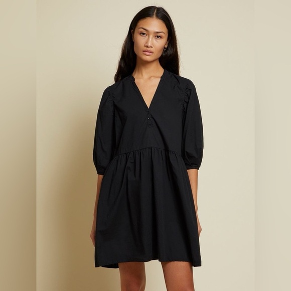 Nation LTD - Fannie Easy Dress in Jet Black - Picture 2 of 7